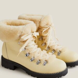J Crew Nordic boots with shearling cuff Sz 7